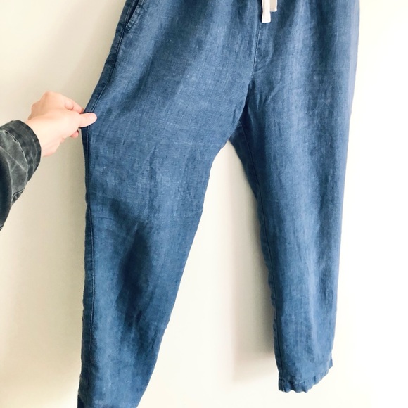 Athens drawstring linen pants - Picture 10 of 14